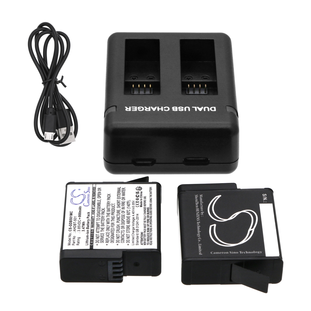 DeskTop Charger Gopro DF-GDB600UH