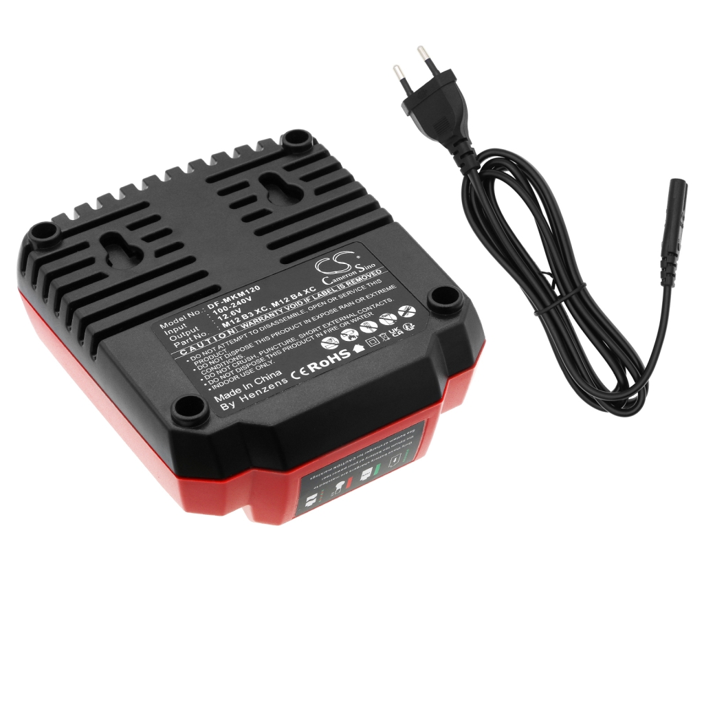 Compatible charger replacement for Milwaukee  M12 B2, 48-11-2401, 48-59-2401, 4932430064, 48-11-2420...