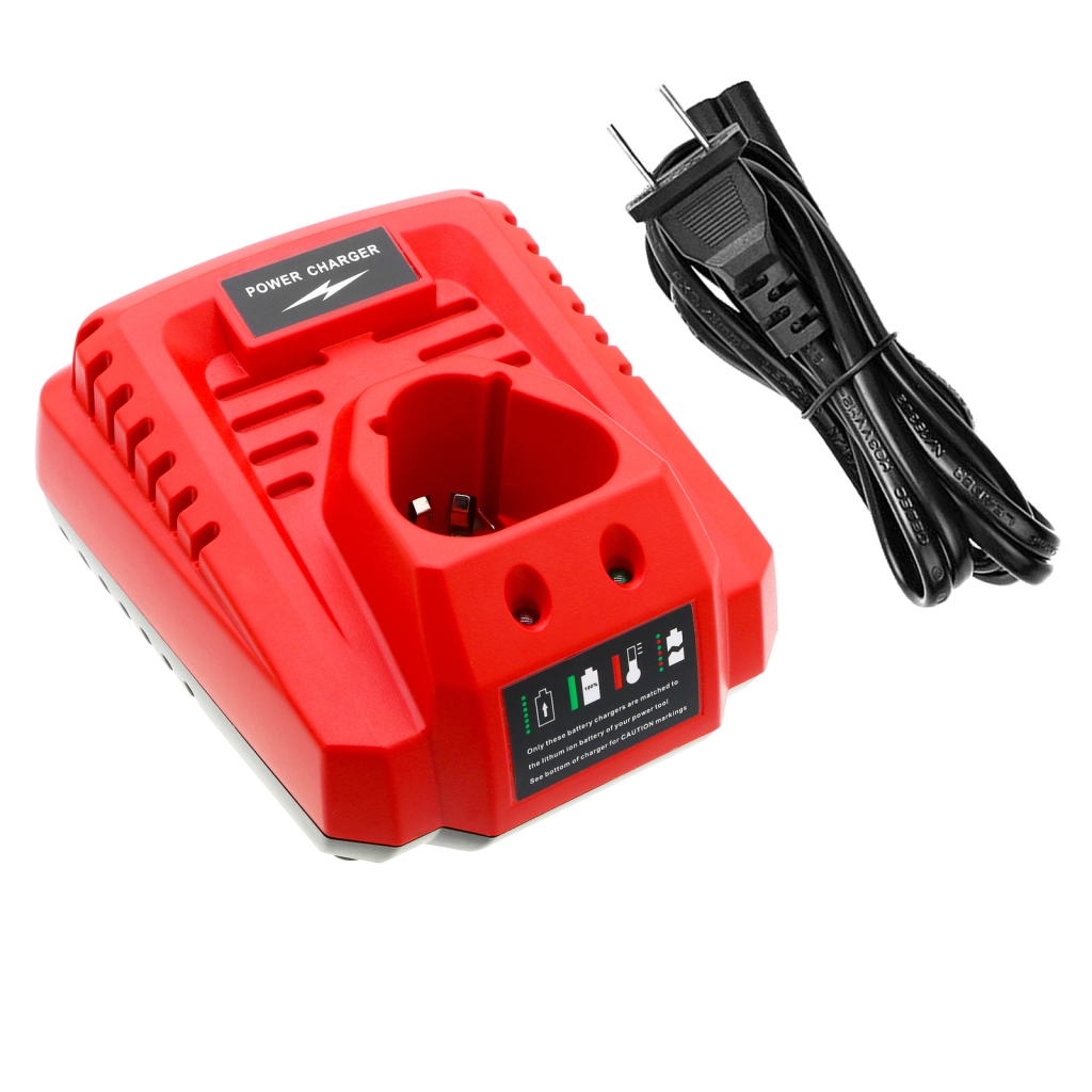 Compatible charger replacement for Milwaukee  M12 B4 XC, 48112412, M12 B3 XC, 48112402, 4932430065...