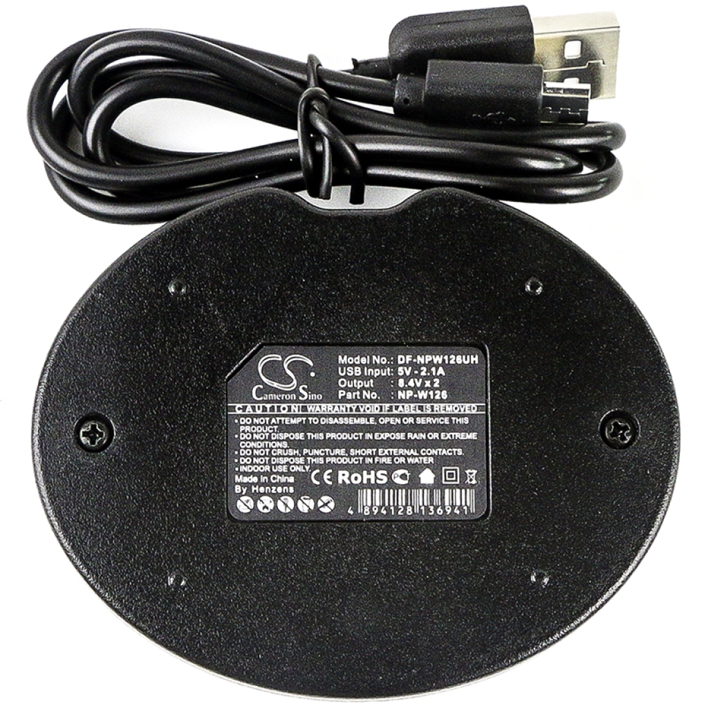 Compatible charger replacement for FUJIFILM  CS-NP126FU, BC-W126, NP-W126S, NP-W126