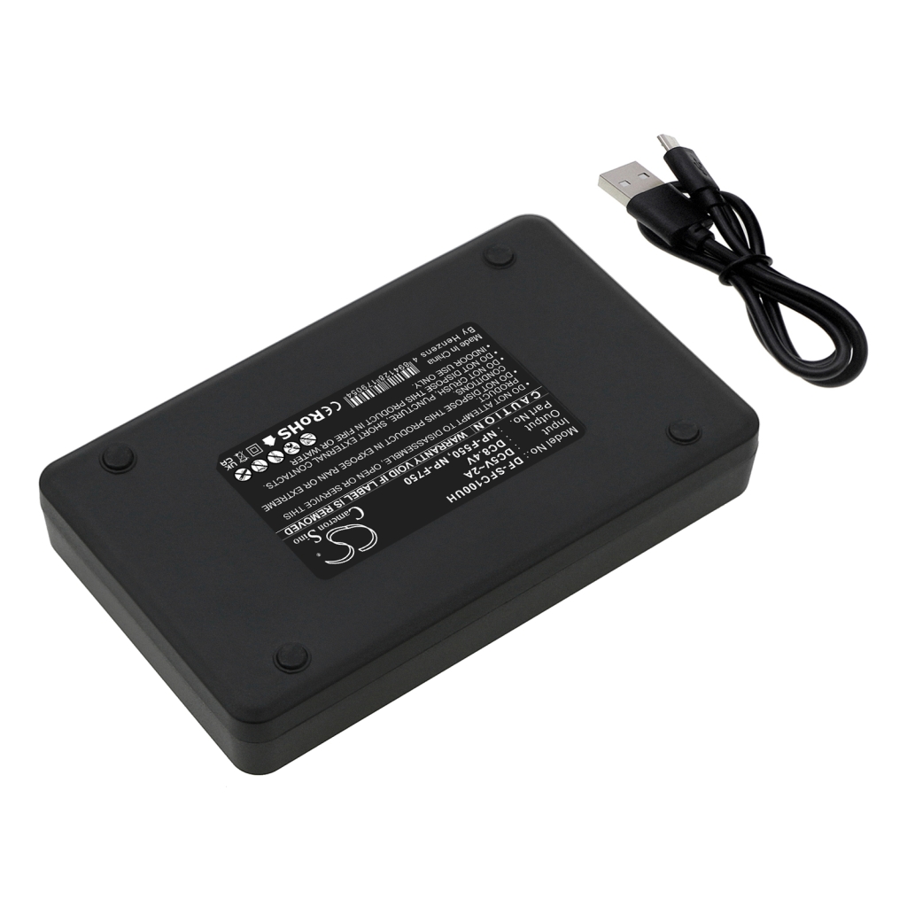 Compatible charger replacement for Sony  VM-BPL13, BB-65L, NP-F770, NP-F975, VW-VBD2...