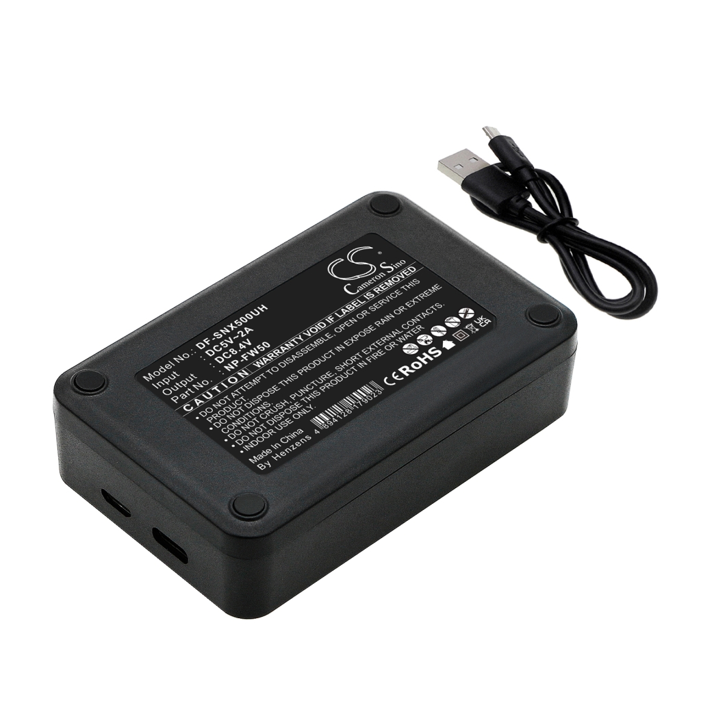 Compatible charger replacement for Sony  NP-FW50, BC-VW1