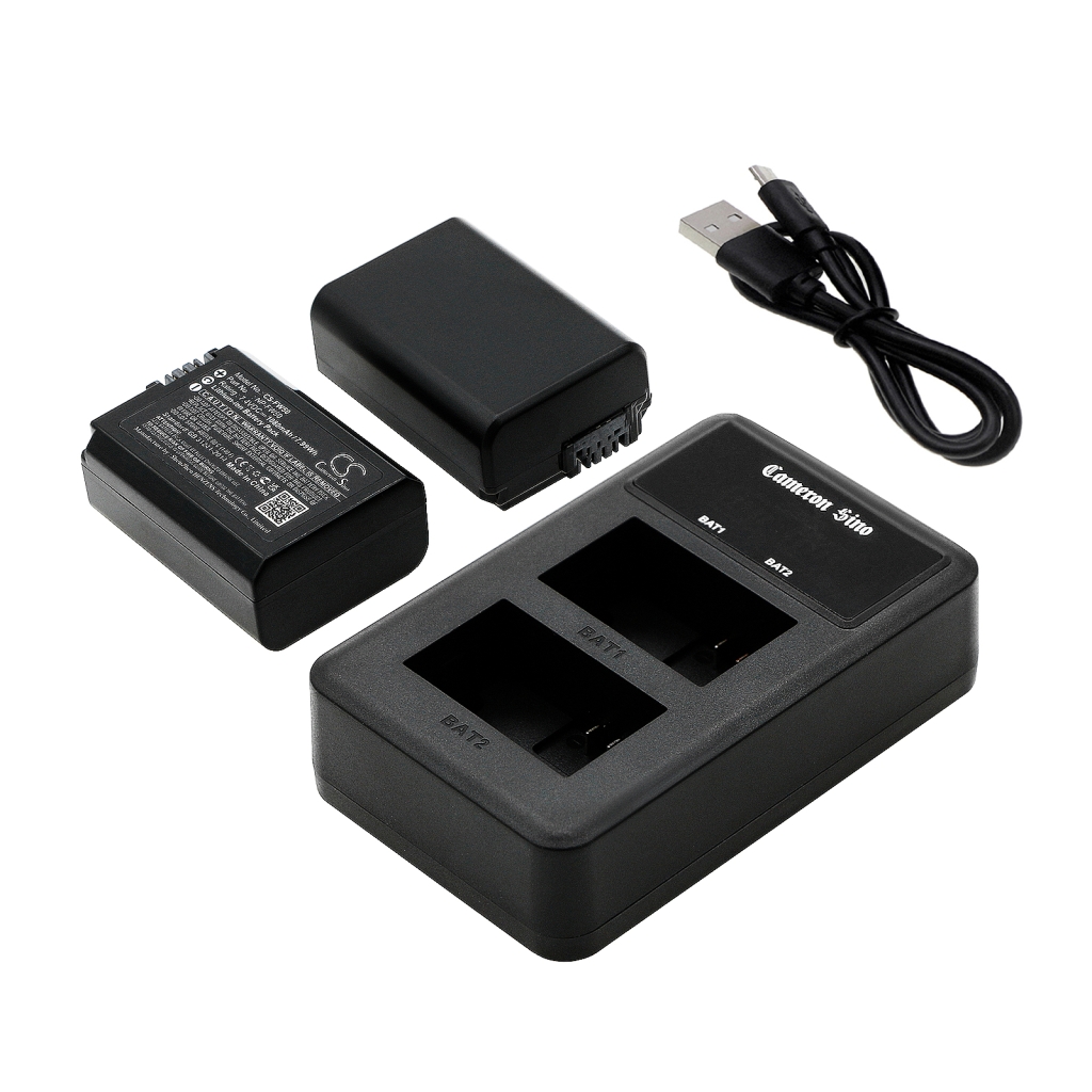 Compatible charger replacement for Sony  NP-FW50, BC-VW1