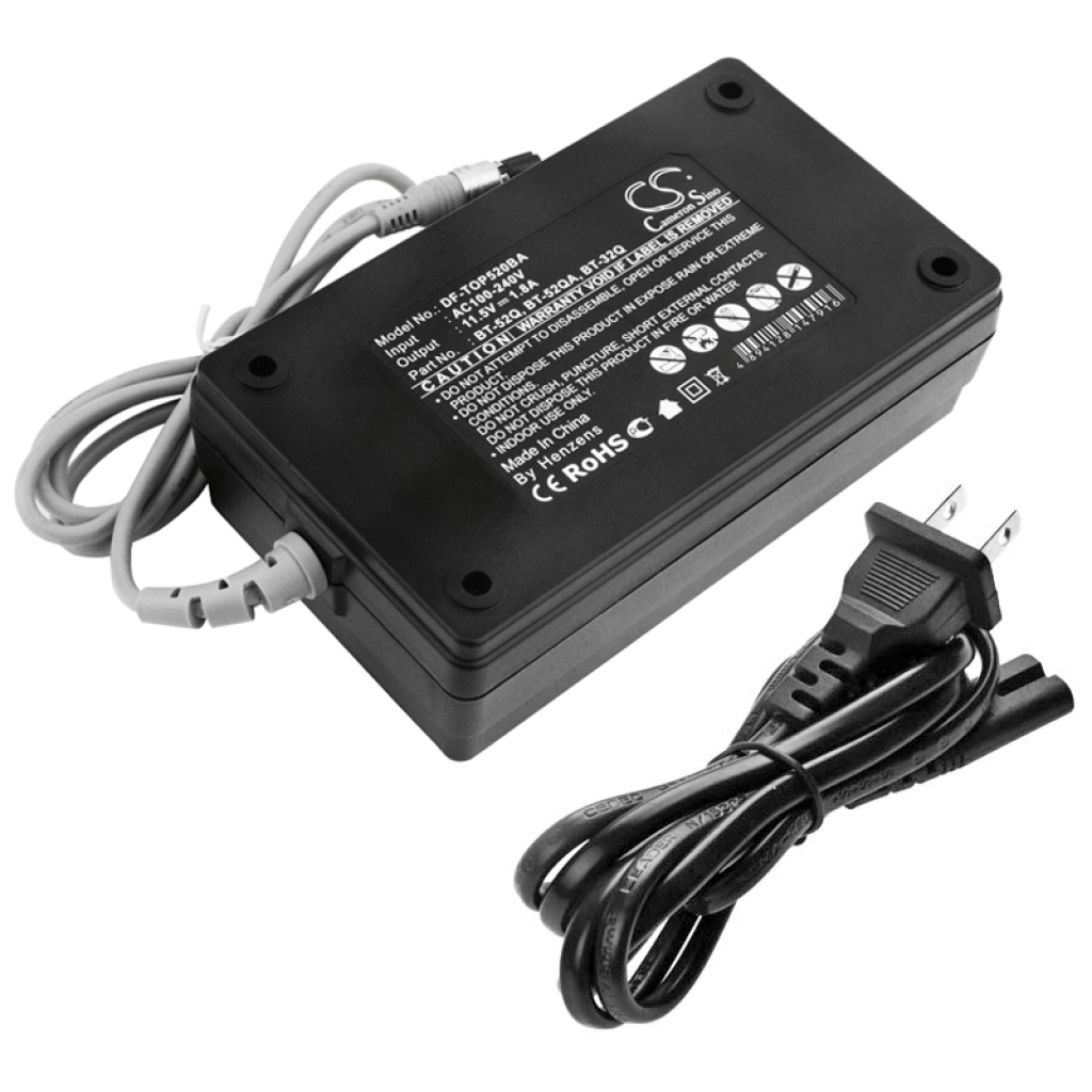 Compatible charger replacement for Topcon  BT-32Q, TBB-2, 51730, BT-G1, BT-52QA...