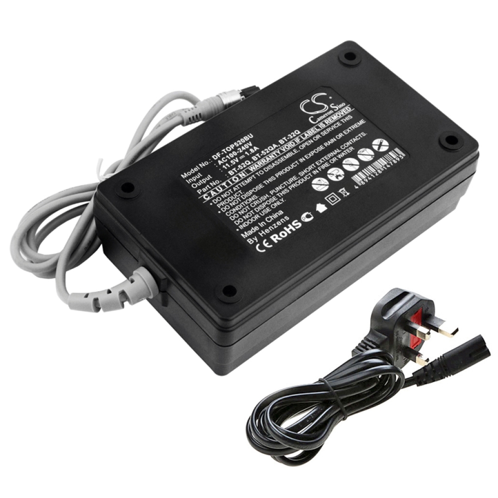 Compatible charger replacement for Topcon  BT-52Q, TBB-2R, BT-32Q, TBB-2, 51730...