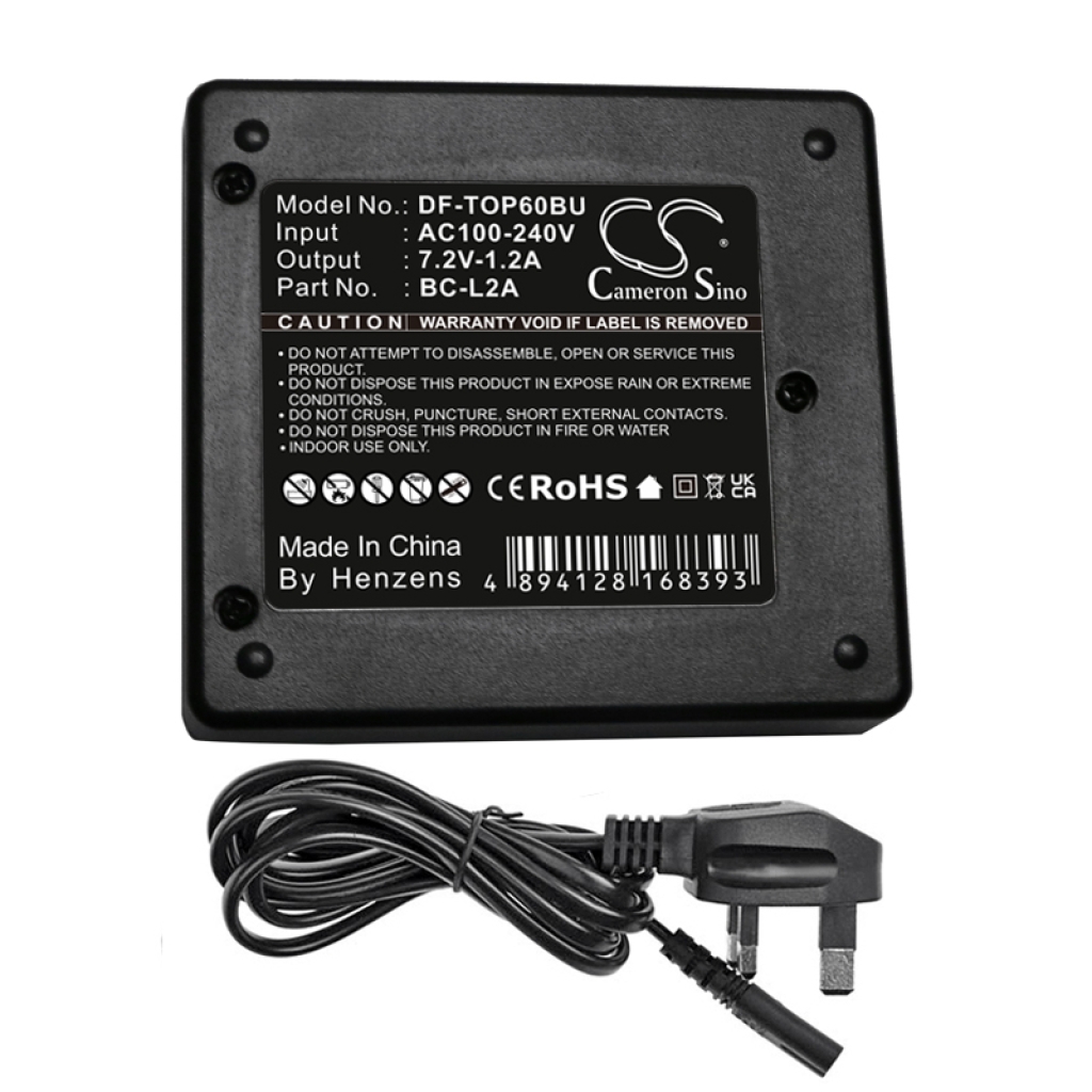 Compatible charger replacement for Sokkia  BC-L2A, BDC46B, BDC-46C, BT-L2, 7380-46...